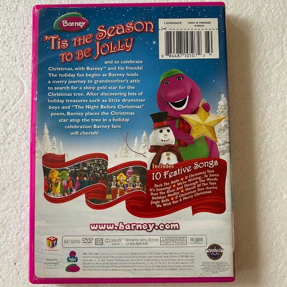 Barney & Friends: Christmas Star  Movie DVD Christmas Songs - Picture 3 of 3